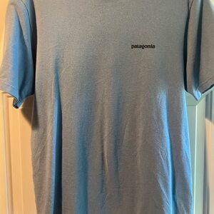 Patagonia Men's Light Blue Short Sleeve Tee